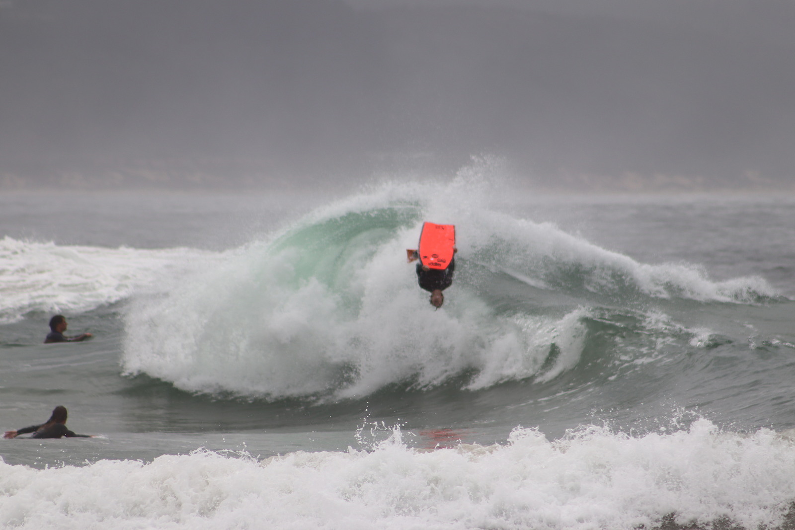 Iain Campbell on a backy at The Wedge