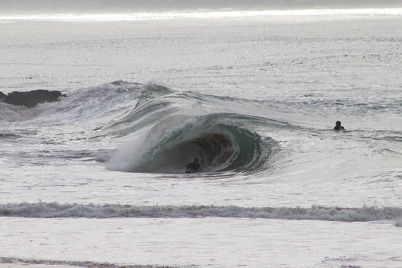 Tristan Robers in a fat pit at the wedge