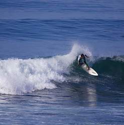 Brandon Garcia riding a couple of waves, Tijuana Sloughs photo