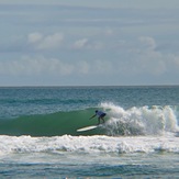 Saxon Wilson decent little tube, Frisco Pier/Cape Hatteras