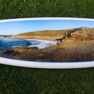 First surfboard photo quality decal, Fistral-North