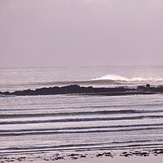 Fun autumn swell at Oxwich Point.