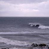 Fun autumn swell at Oxwich Point.