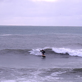 Fun autumn swell at Oxwich Point.