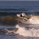 Lovely small autumn swell at Three Peaks, Llangennith