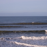 Lovely small autumn swell at Three Peaks, Llangennith