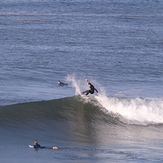 Lovely small autumn swell at Three Peaks, Llangennith