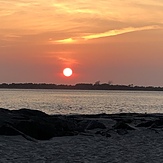 End of a beautiful day at Island Beach State Park 