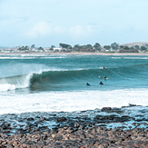 Surf the Mersey River Tas April 14th 2018, Devonport Rivermouth