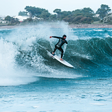 Surf the Mersey River Tas April 14th 2018, Devonport Rivermouth