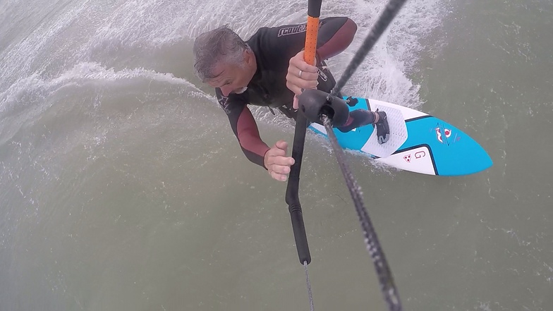 Lancing Kitesurf School, strapless surfboard training, South Lancing