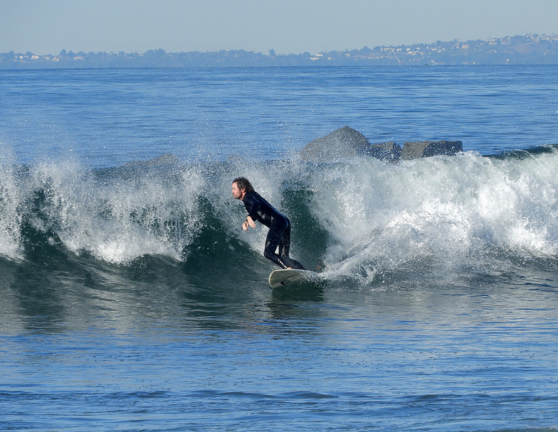 Finally a decent wave!, Venice Breakwater