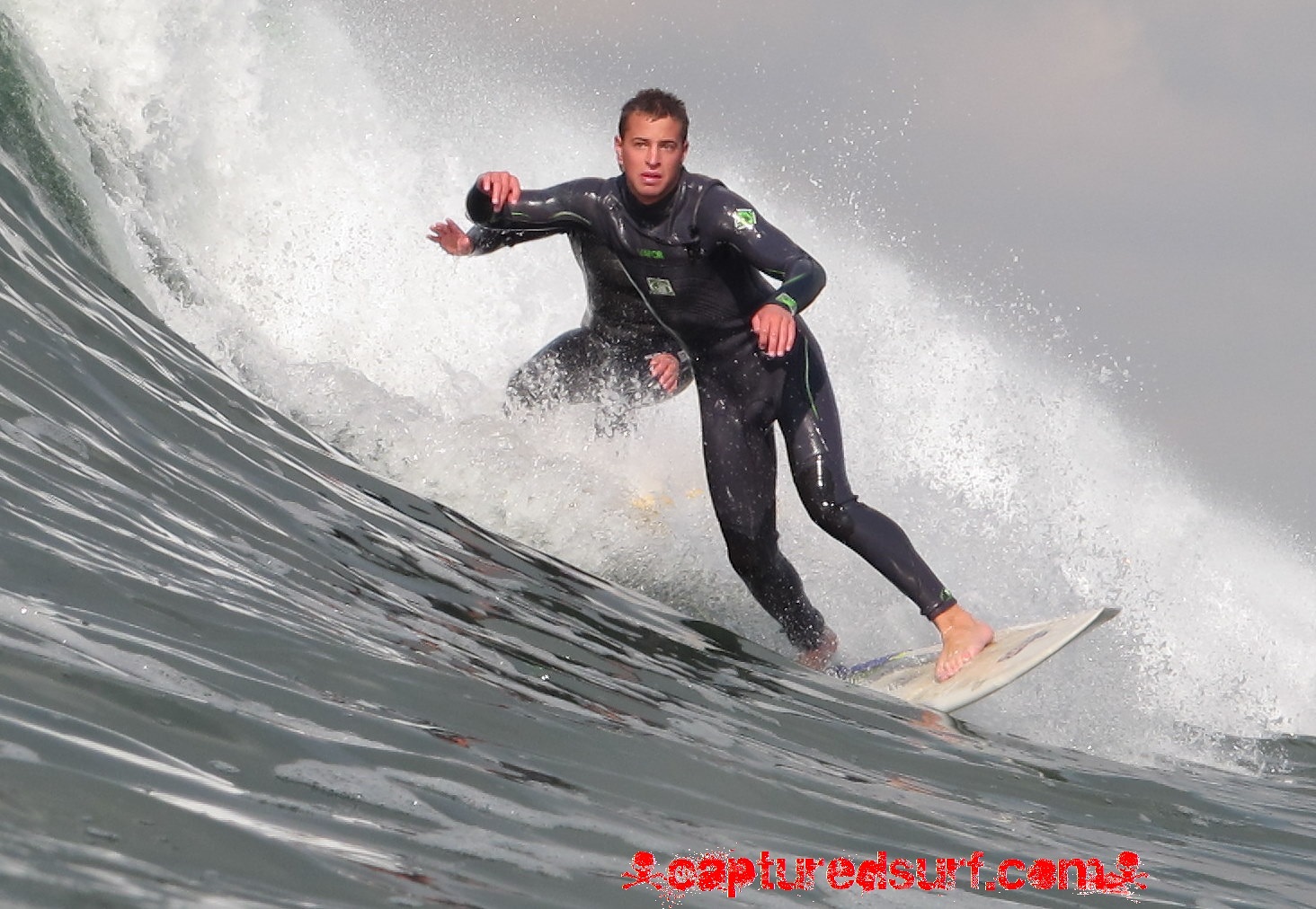 Coming Down the Line at El Porto, El Porto Beach