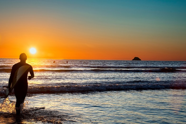 calm sunsets at moonstone, Moonstone Beach