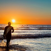 calm sunsets at moonstone, Moonstone Beach