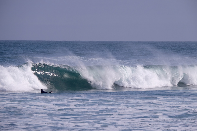 Hollowish waves at Farewell Spit