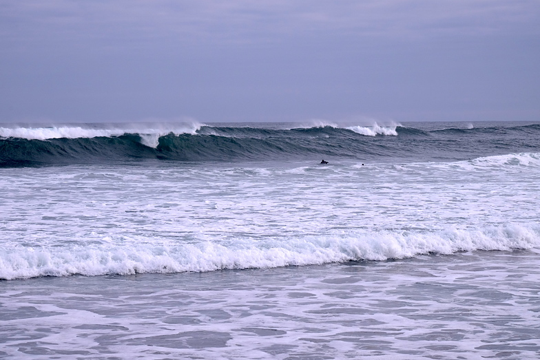 Paddling out at Farewell Spit