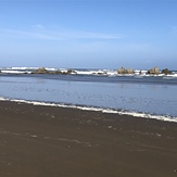 Herbertville beach. Rocks at south end