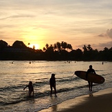 New Years Day surfing, Unawatuna