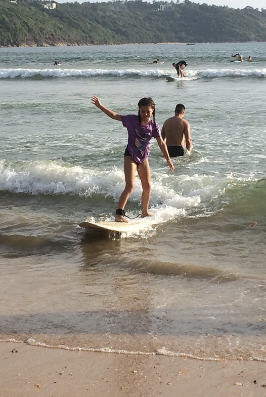 New Years Day surfing, Unawatuna