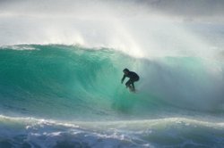 Sweet wave on the bank, Scarborough Beach photo