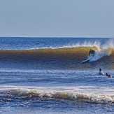 clean hurricane swell, New Smyrna Inlet