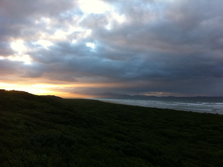 January sunrise, Sandy Point