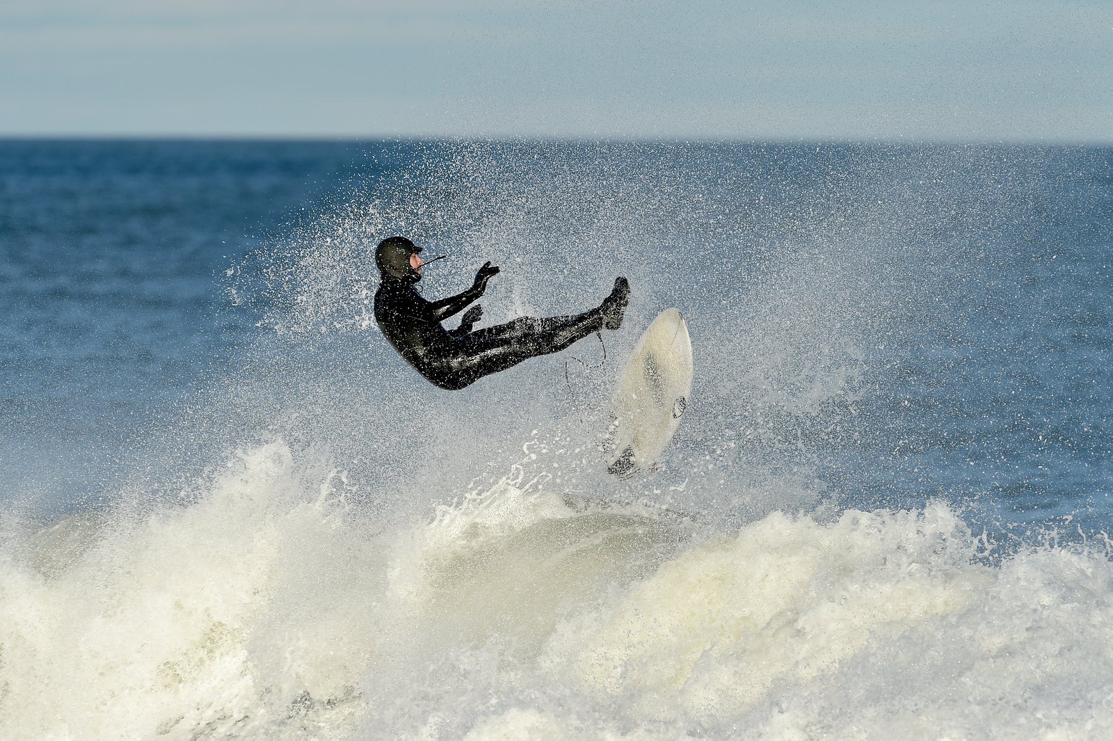 Winter storm swells., The Cove at Sandy Hook