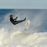 Winter storm swells., The Cove at Sandy Hook