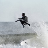 Winter storm swells., The Cove at Sandy Hook