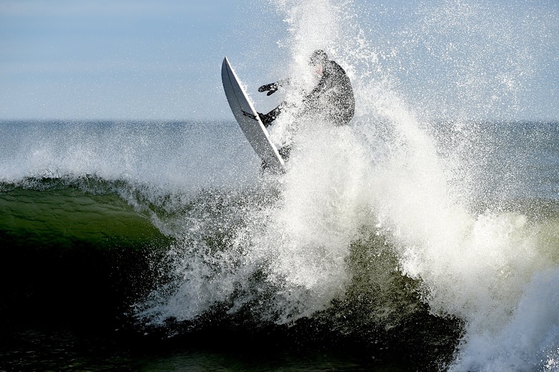 Winter storm swells., The Cove at Sandy Hook