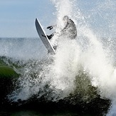 Winter storm swells., The Cove at Sandy Hook