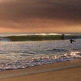 SCARBOROUGH BUSHFIRE SUNSET, Scarborough Beach