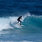 Day two of a short-lived early autumn swell at Kumera Patch. Was likely good for a dawn patrol but cross-core wind and speed bumps plagued our short session. Still occasional overhead sets right on the point and only 2 out.