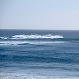 Short-lived early autumn swell at Kumera Patch.
