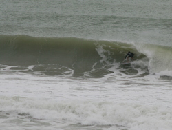 Unknown about to get slotted, Sandy Bay photo