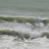 Sean charging it, Sandy Bay