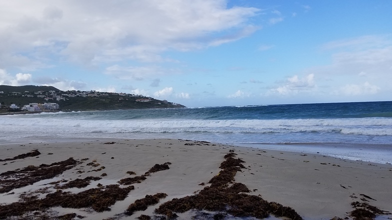 Windy day at Guana Bay