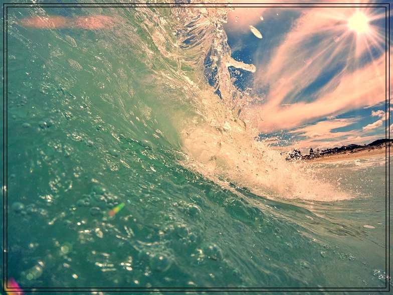 Barrel at Trigg, Trigg Beach