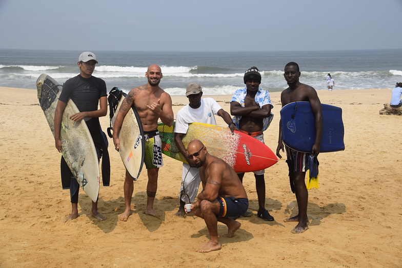 Ponton surf, Cote Sauvage