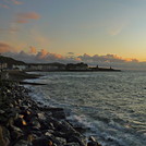 Aberystwyth sea front in calm conditions, Aberwystwyth Beach