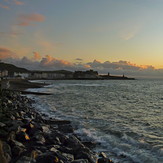 Aberystwyth sea front in calm conditions, Aberwystwyth Beach