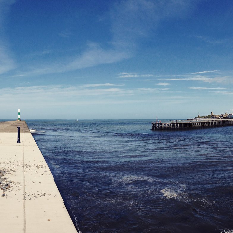 Aberystwyth harbour trap Surf Photo by Jeffrey Jones 1034 am 11 May 2020