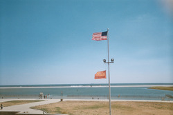 looking out from west bathhouse, Jones Beach State Park photo