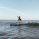 Paddlesurf en Punta Umbría, Punta Umbria (Playa Camarón)