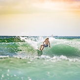 Local surfer KM, Los Veneros