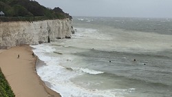 Northerly at Chalky Stone Bay, Joss Bay photo