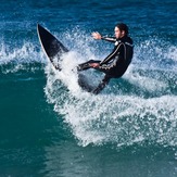 Surfing in Winkipop 