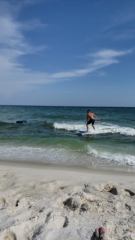 Little waves but the were still fun, Navarre Beach Pier