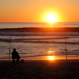 Sunset at Carmel Beach